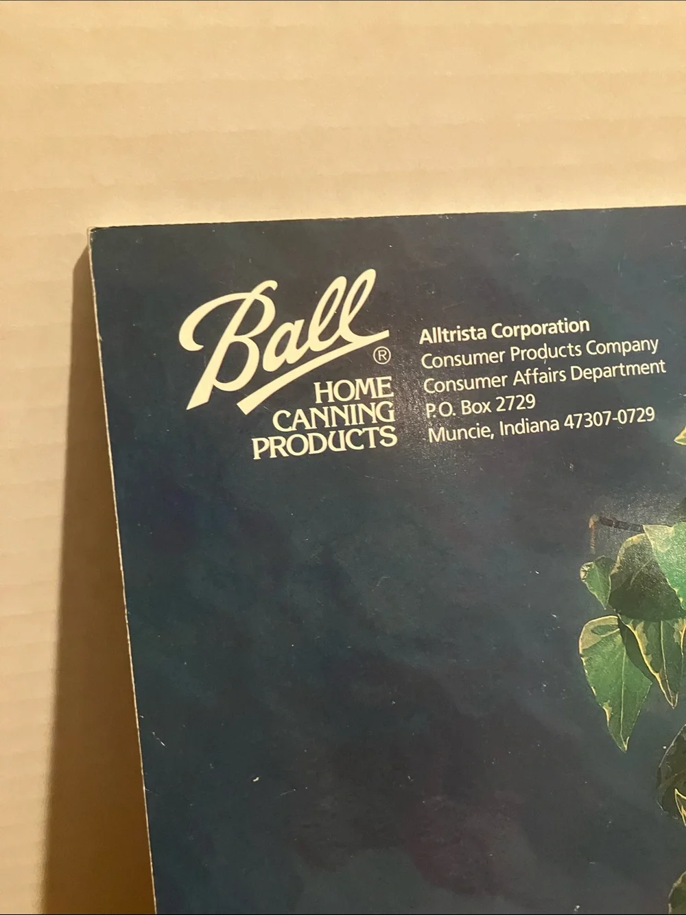 Ball Blue Book Guide to Home Canning, Feeezing, and Dehydration (VTG)